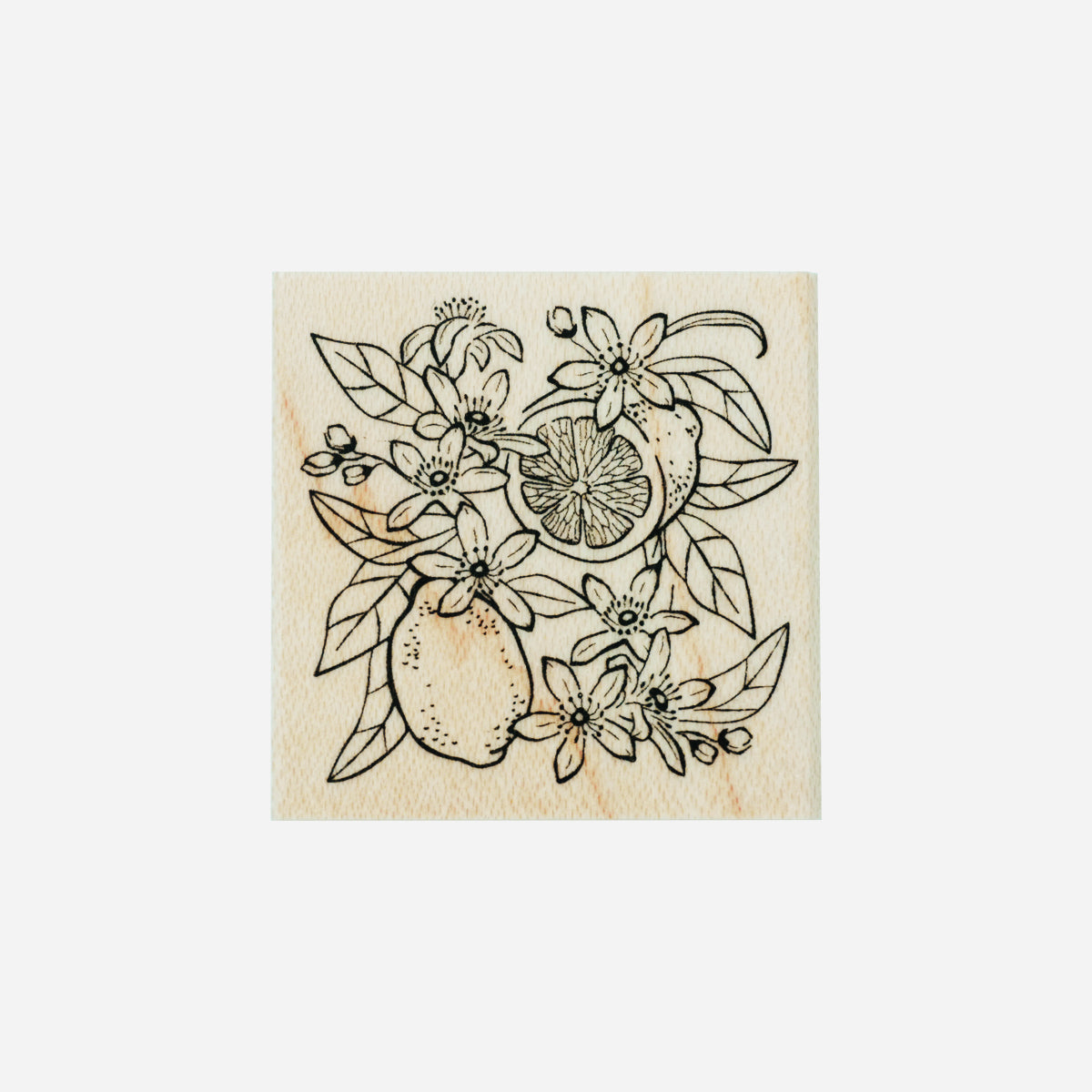 4th anniversary スタンプ 檸檬（印面サイズ 30×30㎜）