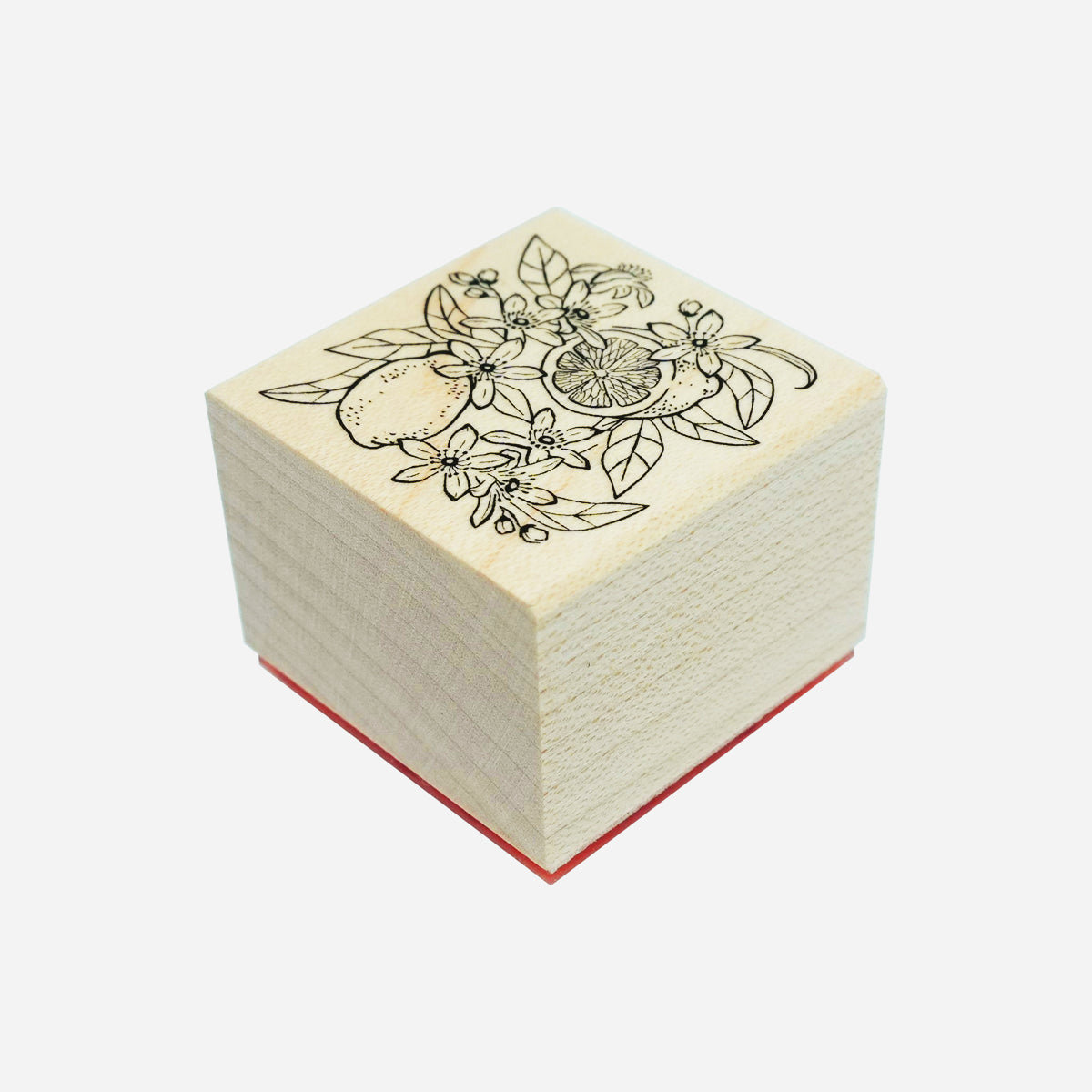4th anniversary スタンプ 檸檬（印面サイズ 30×30㎜）