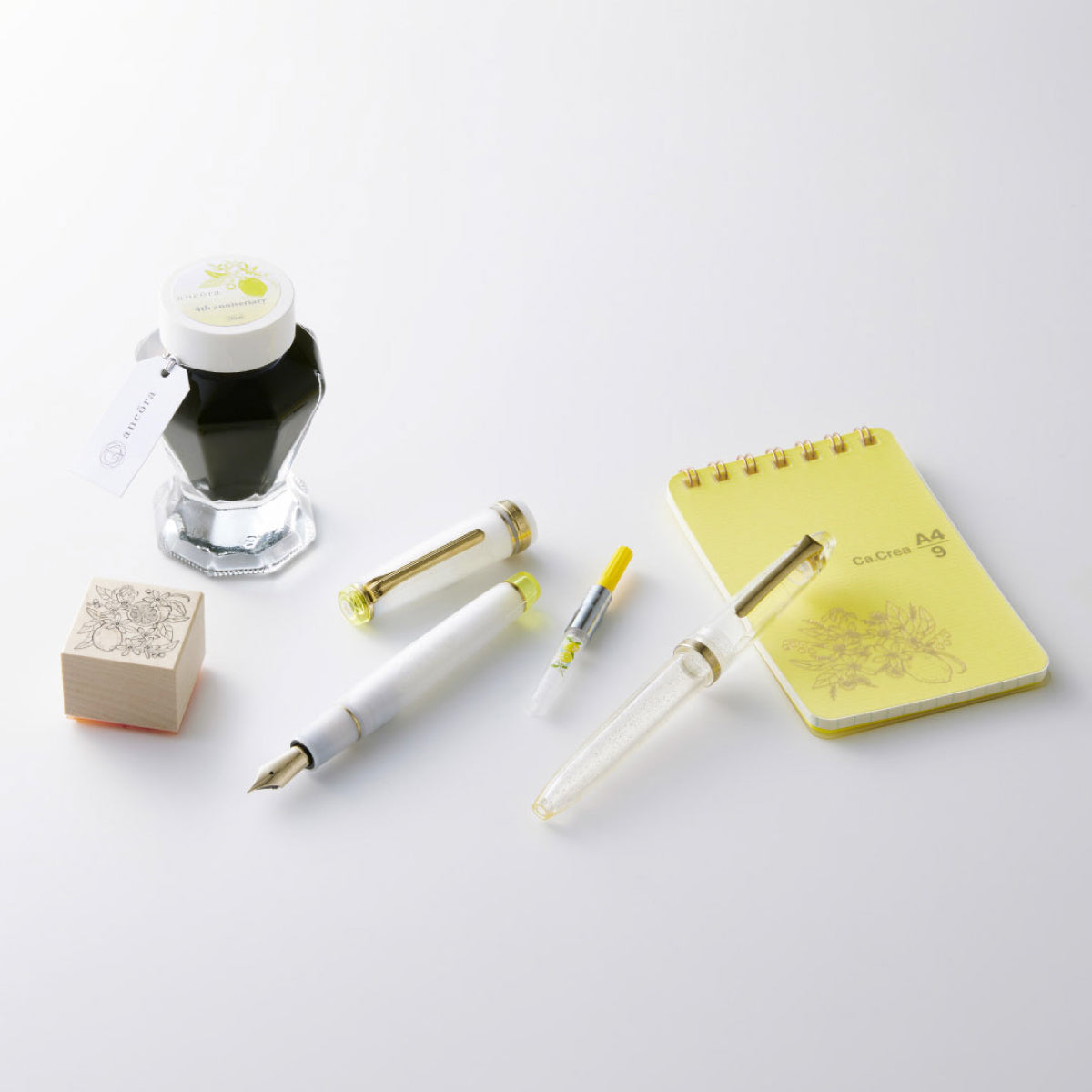 4th anniversary 万年筆用インク吸入器コンバーター 檸檬ブーケ