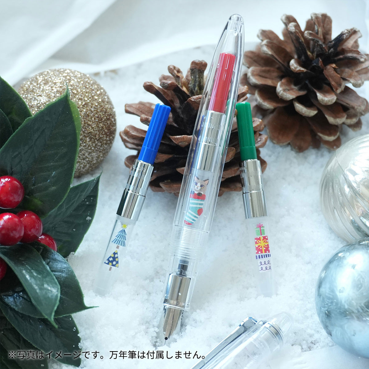 万年筆用インク吸入器コンバーター＜Winter＞ツリー/ブルー