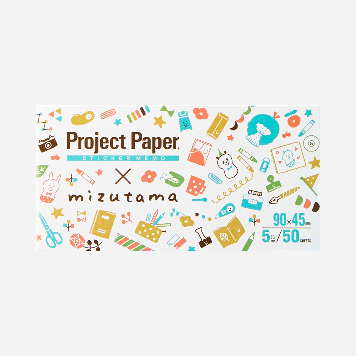 プロジェクトステッカーメモ（付箋）×mizutama（Sサイズ）