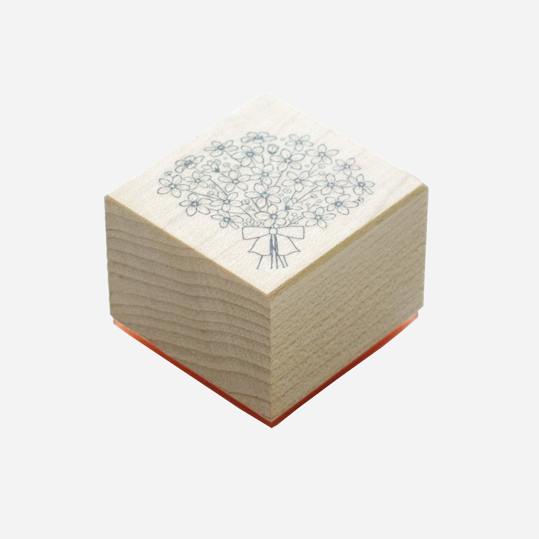 2nd anniversary スタンプ ブルースター（印面サイズ 30×30㎜）